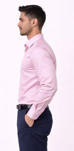 Neehar | Light Pink Formal Shirt for Men | Office & Daily Wear - Image 5