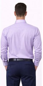 Neehar | Purple Formal Shirt for Men | Office & Daily Wear - Image 3