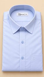 Neehar | Light Blue Formal Shirt for Men | Office & Daily Wear - Image 3