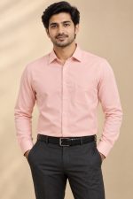 Neehar | Orange Formal Shirt for Men | Office & Daily Wear