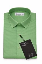 Neehar | Leaf Green Formal Shirt for Men | Office & Daily Wear - Image 5