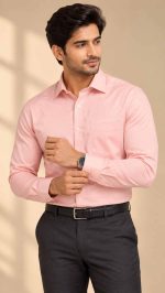 Neehar | Orange Formal Shirt for Men | Office & Daily Wear - Image 3