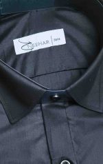 Neehar | Black Formal Shirt for Men | Office & Daily Wear - Image 2