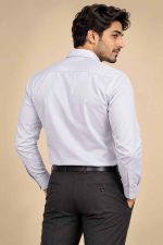 Neehar | Grey Formal Shirt for Men | Office & Daily Wear - Image 2