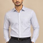 Neehar | Grey Formal Shirt for Men | Office & Daily Wear